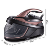 Professional Steam Iron with Ceramic Soleplate and 1.5L Detachable Water Tank for Home Use, Vertical Steaming, Dry Ironing, and Auto Shut-Off Feature for Wrinkle-Free Fabrics (RoseGold) In Australia - Darrahopens