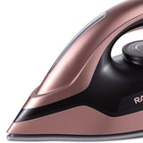 Professional Steam Iron with Ceramic Soleplate and 1.5L Detachable Water Tank for Home Use, Vertical Steaming, Dry Ironing, and Auto Shut-Off Feature for Wrinkle-Free Fabrics (RoseGold)