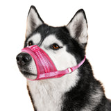 Soft Breathable Mesh Dog Muzzle for Small Medium Large Dogs, Adjustable Anti-Biting Barking Chewing Muzzle for Walking, Training, and Grooming (M, Black) In Australia - Darrahopens