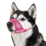 Soft Breathable Mesh Dog Muzzle for Small Medium Large Dogs, Adjustable Anti-Biting Barking Chewing Muzzle for Walking, Training, and Grooming (S, Black) In Australia - Darrahopens