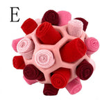 Interactive Snuffle Ball Dog Toy for Mental Stimulation and Foraging – Plush Fabric Strips in a Durable Hollow Ball for Hiding Treats, Encouraging Natural Sniffing Instincts, and Keeping Your Pup Busy (E) In Australia - Darrahopens