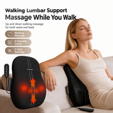 Ergonomic Walking Massage Lumbar Pillow with Soothing Heat and Adjustable Intensity for Home Sofa Relaxation and Back Comfort (Standard Version) In Australia - Darrahopens