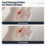 Ergonomic Walking Massage Lumbar Pillow with Soothing Heat and Adjustable Intensity for Home Sofa Relaxation and Back Comfort (Standard Version) In Australia - Darrahopens