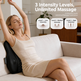 Ergonomic Walking Massage Lumbar Pillow with Soothing Heat and Adjustable Intensity for Home Sofa Relaxation and Back Comfort (Standard Version) In Australia - Darrahopens