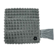 USB-Powered Heated Seat Cushion with Plush Faux Rabbit Fur, Anti-Slip Base, and Foldable Backrest – Ideal for Office Chairs, Car Seats, and Outdoor Camping Chairs in Rock Gray, Cherry Pink, and Fallen Yellow. (45×45×4cm, Grey) In Australia - Darrahopens
