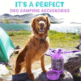 Portable Pet Water Bottle with Built-in Bowl – Leak-Proof, Large Capacity 77oz for Camping, Hiking, and Dog Park Adventures – Ideal for Small to Medium Breeds, Easy to Carry Outdoor Dog Travel Dispenser (Green) In Australia - Darrahopens