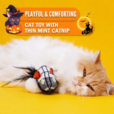 Delight your feline friend this spooky season with our Halloween-themed catnip toys, featuring plush skeletons, mummies, and pumpkins that awaken your cat’s playful instincts for hours of self-amusing fun. (Lace Adhesive) In Australia - Darrahopens