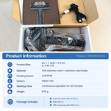 Cordless Electric Grill Cleaning Brush with Rechargeable Battery and Stainless Steel Roller for Outdoor BBQ and Home Grill Grates (Bristle-free Electric BBQ Brush) In Australia - Darrahopens