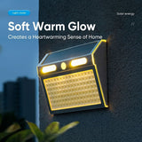 Solar Powered Motion Sensor Wall Light with Dual-Head LED Spotlight, IP65 Waterproof Outdoor Security Lamp for Patio, Doorway, Stairs, and Building Exterior, Auto On/Off at Dusk, 4 Adjustable Lighting Modes, Energy-Efficient and Weather-Resistant (4PCS)