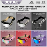 DOTUGE Kids Snow Goggles with Magnetic Flip Design, Anti-Fog HD Lens & UV400 Protection, Compatible with Prescription Glasses, Ideal for Skiing, Snowboarding, and Winter Outdoor Adventures (D)