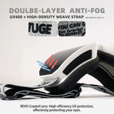 DOTUGE Kids Snow Goggles with Magnetic Flip Design, Anti-Fog HD Lens & UV400 Protection, Compatible with Prescription Glasses, Ideal for Skiing, Snowboarding, and Winter Outdoor Adventures (E)