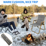 USB-Powered Heated Seat Cushion in Grey Oxford Fabric – Portable Warmth for Office, Car, and Outdoor Camping Chairs, Ideal for Cold Weather Comfort in Autumn and Winter (43×90cm) In Australia - Darrahopens
