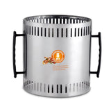 Darrahopens Home & Garden > BBQ > BBQs & Accessories Versatile Indoor Vertical Rotisserie Grill with 360° Rotating Skewers for Smokeless Home BBQ Parties and Everyday Family Cooking Adventures (Silver) In Australia - Darrahopens