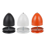 Iron Candle Warmer Lamp with Elegant Egg-Shaped Shade, Safe Flameless Scent Melting for Cozy Ambiance in Bedroom, Living Room, Yoga Studio, and Office, Perfect Gift for Christmas, Birthday, Mother's Day, and Valentine's Day (Orange)