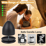 Iron Candle Warmer Lamp with Elegant Egg-Shaped Shade, Safe Flameless Scent Melting for Cozy Ambiance in Bedroom, Living Room, Yoga Studio, and Office, Perfect Gift for Christmas, Birthday, Mother's Day, and Valentine's Day (White)