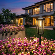 Darrahopens Home & Garden > Lighting > Outdoor Lights Solar Powered Hexagonal Tungsten Pathway Lights with Warm White Glow, Automatic On/Off, Weatherproof Spike Design for Garden, Lawn, Walkway, and Patio Decorative Illumination (8PCS) In Australia - Darrahopens