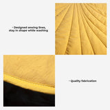 Leaf-Shaped Multi-Functional Pet Mat – Plush, Thick, and All-Season Comfort for Your Cat or Dog, Perfect as a Floor Pad, Crate Cushion, Sofa Protector, or Cozy Blanket (Orange)