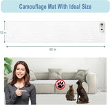 Static Pet Training Mat with Rechargeable Magnetic Controller for Cats and Dogs – Waterproof, Flexible, and Washable Indoor Deterrent Pad for Sofa, Bed, Couch, Kitchen Counter, and Doorway Area Restriction Training (20*48in)