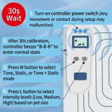 Static Pet Training Mat with Rechargeable Magnetic Controller for Cats and Dogs – Waterproof, Flexible, and Washable Indoor Deterrent Pad for Sofa, Bed, Couch, Kitchen Counter, and Doorway Area Restriction Training (20*48in)