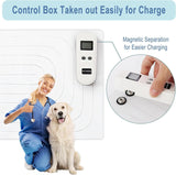 Static Pet Training Mat with Rechargeable Magnetic Controller for Cats and Dogs – Waterproof, Flexible, and Washable Indoor Deterrent Pad for Sofa, Bed, Couch, Kitchen Counter, and Doorway Area Restriction Training (20*48in)