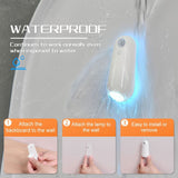 2-in-1 Motion Sensor Night Light with Toilet Light Function, 8 Color RGB Glow, Waterproof Rechargeable LED Lamp for Nighttime Use in Bathroom, Stairway, Hallway, and Bedside (2PCS)