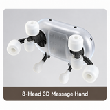 Wireless Mechanical Shawl Massager for Neck Shoulder Waist Leg Relaxation at Home Office Travel Portable Lightweight Design (Beige)