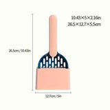 Colorful Cat Litter Scoop Set with Wall-Mountable Storage Base for Easy Cleaning and Organization (Pink) In Australia - Darrahopens