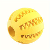 Interactive Dog Chew Toy for Small Breeds - Durable Rubber Treat Dispensing Ball for Dental Cleaning, Slow Feeding, and Fun Playtime with Your Furry Friend (5cm, Blue)