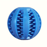 Interactive Dog Chew Toy for Small Breeds - Durable Rubber Treat Dispensing Ball for Dental Cleaning, Slow Feeding, and Fun Playtime with Your Furry Friend (7cm, Red)