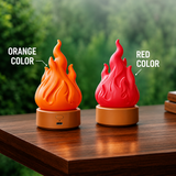 Bring the cozy, flickering charm of a realistic flame to any space with this portable LED flame night light, perfect for creating a warm ambiance during bedtime, parties, camping, or romantic evenings without any real fire hazards. (Orange, 3PCS)