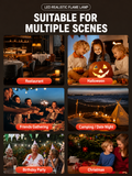 Bring the cozy, flickering charm of a realistic flame to any space with this portable LED flame night light, perfect for creating a warm ambiance during bedtime, parties, camping, or romantic evenings without any real fire hazards. (Orange, 3PCS)