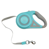 Illuminated Retractable Dog Leash with Touch-Control Brake and RGB Breathing Light, 360° Tangle-Free, Ergonomic Anti-Slip Handle for Medium and Small Dogs, Perfect for Night Walks and Everyday Strolls (Mint 3M(9.84ft))