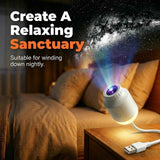 USB-Powered Star Projector Night Light with Interchangeable Film Slides – Create a Romantic Galaxy Ambiance in Your Bedroom, Car, or Party Space with Adjustable Focus and 160° Projection (White) In Australia - Darrahopens