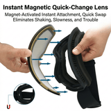 Darrahopens Outdoor Recreation > Snow Sports > Skiing & Accessories New Magnetic Ski Goggles with Cylindrical Lens, Anti-Fog Snow Glasses for Outdoor Skiing, Snowboarding, and Mountaineering – Universal Fit for Men, Women, and Youth (Purple) In Australia - Darrahopens
