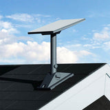 Adjustable Roof Mount Bracket with 180° Pivot and 360° Rotating Mast for Standard Gen 3 Dish and Small Electronic Devices, Heavy Duty Outdoor Installation Kit with Cable Management (DarkGrey)