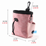 Keep Your Hands Free During Walks and Training Sessions with this Portable Pet Treat Pouch, Featuring a Built-in Poop Bag Dispenser and Quick-Access Hook, Perfect for Rewarding Your Dog On the Go (Dark Blue (Without Belt)) In Australia - Darrahopens