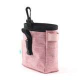Keep Your Hands Free During Walks and Training Sessions with this Portable Pet Treat Pouch, Featuring a Built-in Poop Bag Dispenser and Quick-Access Hook, Perfect for Rewarding Your Dog On the Go (Dark Blue (Without Belt))