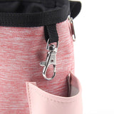 Keep Your Hands Free During Walks and Training Sessions with this Portable Pet Treat Pouch, Featuring a Built-in Poop Bag Dispenser and Quick-Access Hook, Perfect for Rewarding Your Dog On the Go (Pink (With Belt))