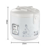 5L Electric Rice Cooker with Steamer Basket, Non-Stick Inner Pot, 24-Hour Delay Timer and Keep-Warm Function for Family Meals (White) In Australia - Darrahopens
