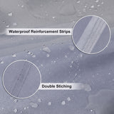 Darrahopens Home & Garden > Shading > Umbrellas & Sunshades 600D Oxford Fabric Boat Cover with UV and Waterproof PU Coating, Fits T-Top and JUMBO Boats, Protects Against Sun, Dust, and Rain for Outdoor Storage and Trailer Use (JUMBO Silver Grey, S07) In Australia - Darrahopens