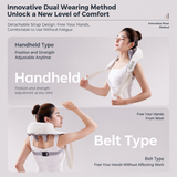 Wireless U-Shaped Neck and Shoulder Massager with Adjustable Strap for Home Office and Full Body Relaxation (Grey) In Australia - Darrahopens