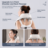 Wireless U-Shaped Neck and Shoulder Massager with Adjustable Strap for Home Office and Full Body Relaxation (Grey) In Australia - Darrahopens