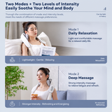Wireless U-Shaped Neck and Shoulder Massager with Adjustable Strap for Home Office and Full Body Relaxation (Off-white) In Australia - Darrahopens