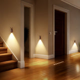 Adorable Cartoon Rabbit LED Motion Sensor Wall Light, Rechargeable Magnetic Cordless Night Lamp for Bedroom, Hallway, Stairs, and Kitchen with Dimmable Brightness and Adjustable Warm-to-Cool Glow (Gold, 3PCS)