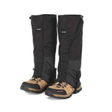 Outdoor Leg Gaiters for Hiking, Snow, and Mud – Waterproof, Breathable 100% Polyester with Adjustable Fit, Ideal for Skiing, Trekking, and Desert Exploration to Keep Debris Out of Boots (Black) In Australia - Darrahopens