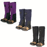 Outdoor Leg Gaiters for Hiking, Snow, and Mud – Waterproof, Breathable 100% Polyester with Adjustable Fit, Ideal for Skiing, Trekking, and Desert Exploration to Keep Debris Out of Boots (Navy)