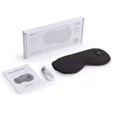 Wireless Smart Heated Eye Mask with 3-Temperature Control, Ergonomic Design for Eye Relief, Ideal for Sleep, Travel, and Office Relaxation (Black) In Australia - Darrahopens