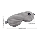 Wireless Smart Heated Eye Mask with 3-Temperature Control, Ergonomic Design for Eye Relief, Ideal for Sleep, Travel, and Office Relaxation (Black) In Australia - Darrahopens