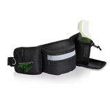 Multifunctional Dog Walking Waist Pack – Hands-Free Pet Training Pouch with Treat Compartment, Waste Bag Dispenser, Mesh Water Bottle Holder, and Built-in Leash Hook for Jogging, Hiking, and Daily Outdoor Adventures (Grey)
