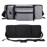 Multifunctional Dog Walking Waist Pack – Hands-Free Pet Training Pouch with Treat Compartment, Waste Bag Dispenser, Mesh Water Bottle Holder, and Built-in Leash Hook for Jogging, Hiking, and Daily Outdoor Adventures (Grey)